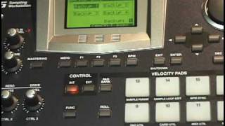 Roland SP606 How to Save and Load Data [upl. by Aihgn]