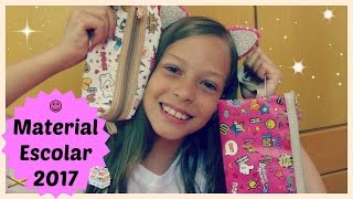 Material Escolar 2017 com DIY  Mochila Puket e estojo Larissa Manoela [upl. by Tab453]