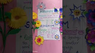 AntonymsSynonyms grammarenglish viralvideo trendingshorts 10th 12th spokenenglish trending [upl. by Hannie668]