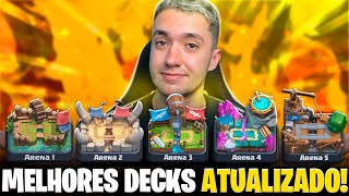 MELHOR DECK DA ARENA 1 ATÉ A ARENA 5 EM 2023 ATUALIZADO NO CLASH ROYALE [upl. by Aggappora405]