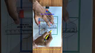 Detail Isometric Floor Plan with Measurement  how to sketch a floor plan home shorts house [upl. by Penman]