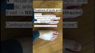 Treatment of acute gout [upl. by Kikelia]