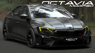 Skoda OCTAVIA VRS 2024 Facelift HARDCORE Widebody MODIFIED Concept [upl. by Legnaleugim454]