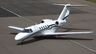 Cessna Citation CJ4 landing at Nancy Essey airport LFSN HD  avgeek [upl. by Marna]