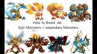 How To Breed Epic  Legendary Monsters in Monster Legends  Monster Legends Breed Legendary [upl. by Nancey]