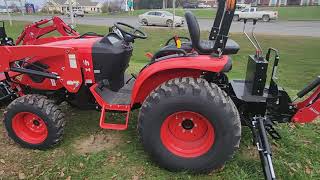 2023 TYM Tractors 2610H 24Hp Hydrostatic Tractor with Loader and Backhoe at Priority [upl. by Atinreb]