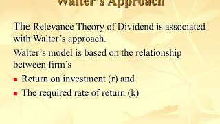 Relevance Theory of Dividend [upl. by Llevram710]