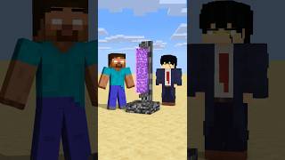 HELP Herobrine To Power Up And Split The Bedrock friendship shorts trending anime [upl. by Albertina]