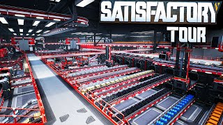 My 500 HOUR Satisfactory Update 6 Factory Tour [upl. by Papageno]