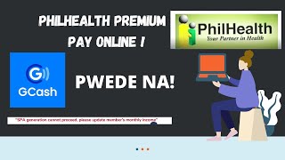 PAY PHILHEALTH CONTRIBUTION ONLINE via GCASH [upl. by Kevin15]