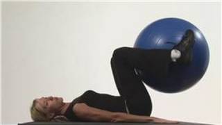 Stability Ball Exercises  Lower Abdomen Exercises With an Exercise Ball [upl. by Eikceb]