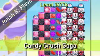 Candy Crush Saga Level 16776 [upl. by Ynottirb]