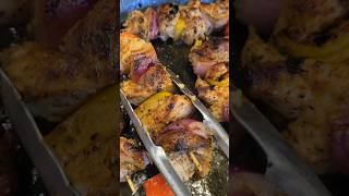 Chicken Kabobs dinnershorts chickenrecipe kabobs mealprep chickendinner easymeals cooking [upl. by Esinahs]