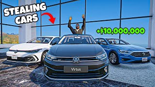 GTA5 Tamil ROBBING Every VOLKSWAGEN CARS From The DEALERSHIP In GTA 5  Tamil Gameplay [upl. by Initsed878]