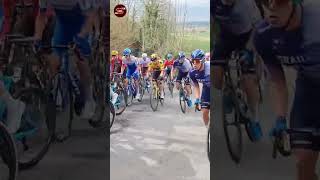 the art of blockingThe race Dwars Door Vlaanderen 2023 [upl. by Demitria]