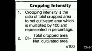 Cropping intensity  how to calculate cropping intensity 🌱🌱 [upl. by Erehpotsirhc]