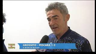 Grosseto  Pescara 12 Auteri quotPotevamo fare il terzo gol Galano e Marilungo Voglio rispostequot [upl. by Skye405]