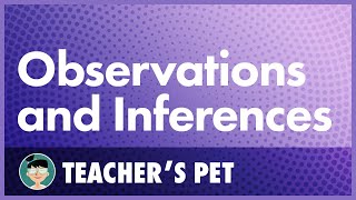 Observations and Inferences [upl. by Eleets]