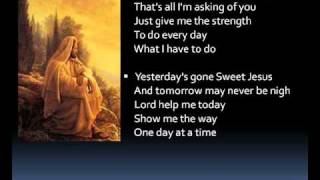 One day at a time lyrics [upl. by Danit]