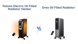 🔥 Pelonis Electric vs Dreo Oil Filled Radiator Heater Comparison [upl. by Aitnic]