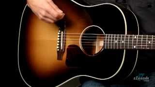 zZoundscom Gibson J45 Standard AcousticElectric Guitar [upl. by Kilk]