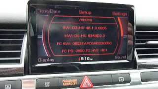 Checking Audi MMI sofware version for Bluetooth compatibility [upl. by Mika214]