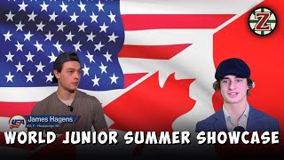 James Hagens vs Porter Martone  World Junior Summer Showcase 2024  USA vs Canada  Juddz Budz [upl. by Greta895]