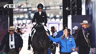 The horse is always right 👩 🤝🐴 Shruti Vora at the FEI Dressage World Championships 2022 in Herning [upl. by Mulloy]