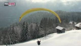 Paragliding Interlaken winter [upl. by Leilamag435]