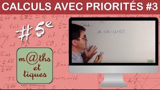 Effectuer des calculs avec des priorités 3  Cinquième [upl. by Madden]