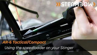 Using Steambow speedloaders in your AR6 Stinger II crossbow pistol [upl. by Marijane]