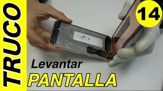 CURSO DE REPARACIÓN de CELULARES 14 Técnica para LEVANTAR Cualquier PANTALLA [upl. by Eisenstark]