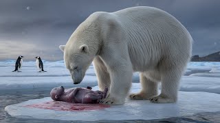 The Heartwarming Story of a Polar Bear Giving Birth in a Harsh World [upl. by Bocaj]