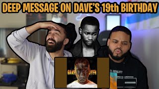 Americans React to DAVE  MY 19TH BIRTHDAY  Reaction [upl. by Luise]