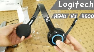 Logitech H540 vs H600 Headset mic test and quick review [upl. by Ayama]