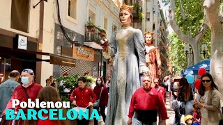 Barcelona Festes de Maig del Poblenou 2024 Cercavila dels Dracs i la Víbria [upl. by Aihsem]