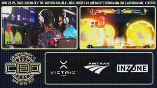 CEO 2023 UMVC3 Top 8  XSET IDOM vs PROTON COACH STEAVE [upl. by Yniatirb]