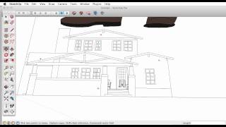 SketchUp How to scale modelgeometry with the Tape Measure tool [upl. by Gardner]