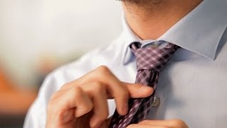 How to Tie a Pratt Knot  Mens Fashion [upl. by Partan]