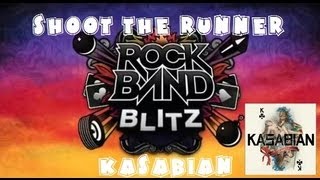 Kasabian  Shoot the Runner  Rock Band Blitz Playthrough 5 Gold Stars [upl. by Barolet]