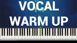 ♬ VOCAL WARM UPS 1 3 OCTAVES MAJOR SCALES ♬ [upl. by Inoek944]