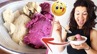 RECETTE GLACES MAISON 3 INGREDIENTS healthy et rapide sans sorbetière [upl. by Gaudette624]