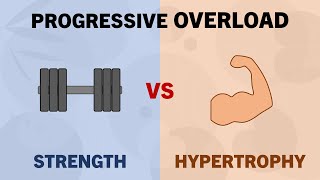 Progressive Overload for Strength vs Hypertrophy Training  How to Progress Training Variables [upl. by Moncear]