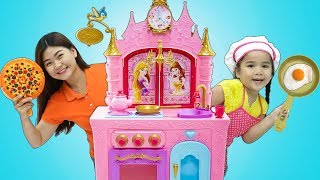 Suri Pretend Play wPrincess Kitchen Play Set [upl. by Anidnamra]