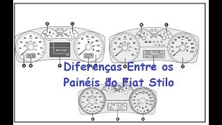 Diferenças entre os Painéis do Fiat Stilo [upl. by Skyler]