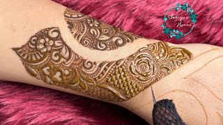 Full hand Khafif Mehndi Design  Back Hand Mehndi Designs  Latest Mehndi Designs  Sadiyas Henna [upl. by Erleena]