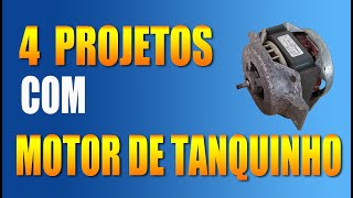 4 projetos feitos com motor de tanquinho [upl. by Llirrem]