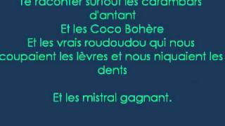 Renaud  Mistral Gagnant  Lyrics [upl. by Atile]