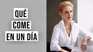 Carolina Herrera ¿qué come en un día ✨ [upl. by Mlohsihc]