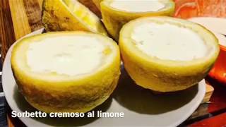 Sorbetto al Limone Cremoso Senza Gelatiera e Con Soli 3 ingredienti 🍋 Ricetta Facile e Veloce [upl. by Watts2]